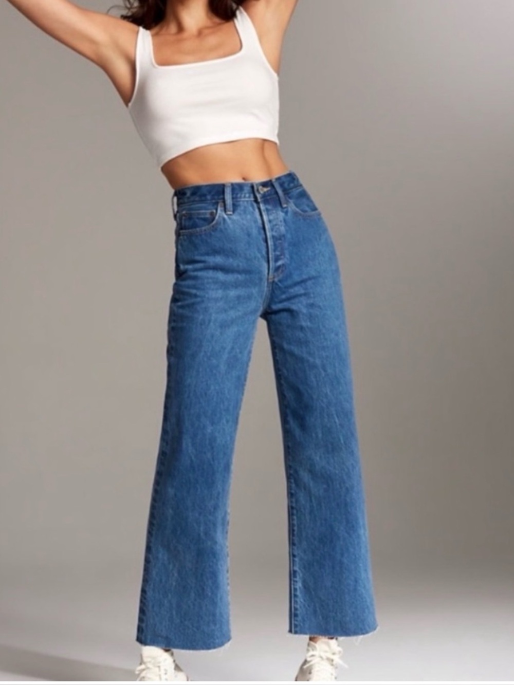 Aritzia Denim Forum The Farrah High Rise Wide Leg size 25